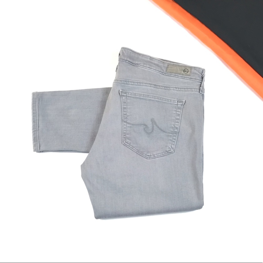 AG The Legging Ankle Super Skinny Jeans Grey Size 30R
